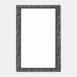 Gothic Rose in Black and Gray Post-it® Notes