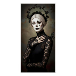 Gothic Rose Queen – Dark Romantic Art Perfect Poster