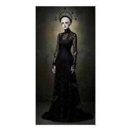 Gothic Rose Queen – Dark Romantic Art Perfect Poster