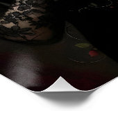 Gothic Rose Queen – Dark Romantic Art Perfect Poster (Hoek)