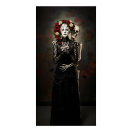 Gothic Rose Queen – Dark Romantic Art Perfect Poster