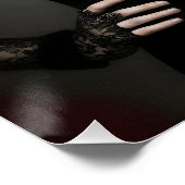 Gothic Rose Queen – Dark Romantic Art Perfect Poster (Hoek)