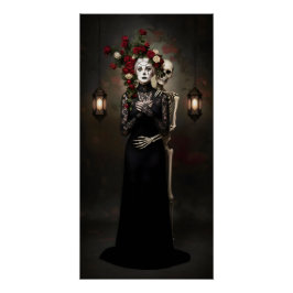 Gothic Rose Queen – Dark Romantic Art Perfect Poster