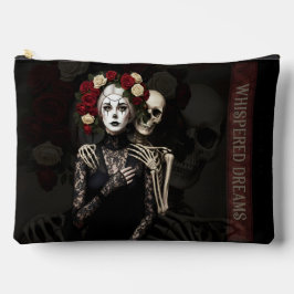 Gothic Rose Queen – Dark Romantic Art with Skeleto Etui