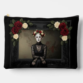 Gothic Rose Queen – Dark Romantic Art with Skeleto Etui