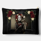 Gothic Rose Queen – Dark Romantic Art with Skeleto Etui (Achterkant)