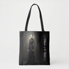 Gothic Rose Queen – Dark Romantic Art with Skeleto Tote Bag