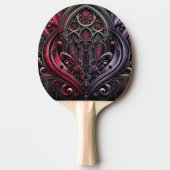 Gothic Rose Tafeltennisbat - Ping Pong Bat (Voorkant)