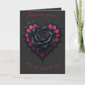 Gothic Roses Melancholic Elegance  Kaart (Voorkant)