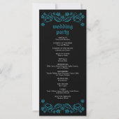 Gothic Roses Wedding Program (Achterkant)