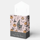 Gothic Roze Baby Carriage Baby shower Bedankt Bedankdoosjes (Geopend)