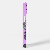 Gothic Roze en grijs elegant design Case-Mate iPhone Case (Achterkant / Rechts)