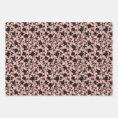 Gothic Roze en zwart Cemetery rozen Inpakpapier Vel (Voorkant 2)