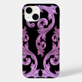 Gothic Roze en zwart elegant design Case-Mate iPhone 14 Hoesje
