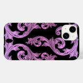 Gothic Roze en zwart elegant design Case-Mate iPhone Case (Achterkant (horizontaal))