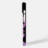 Gothic Roze en zwart elegant design Case-Mate iPhone Case (Achterkant / Links)