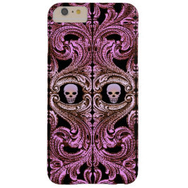 Gothic Roze Ornament met schedel iPhone 16 Pro Max Hoesje
