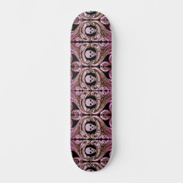 Gothic Roze Ornament met Skateboard