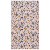 Gothic Roze Victoriaans Baby Carriage Halloween Tafelkleed (Voorkant)