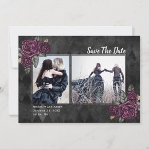 Gothic Rozen 2 Foto Black Wedding Save the Date
