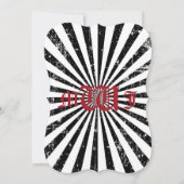 Gothic Rozen schedel grunge piraat bruiloft Kaart (Achterkant)