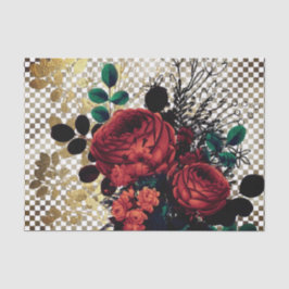 Gothic Rozen Tissue Paper Tissuepapier