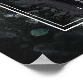 Gothic Ruins Roses Floral Wedding Welcome Sign Poster (Hoek)