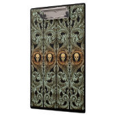 Gothic Sage Green Ornaming with Skull Klembord (Links)