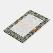 Gothic Sage Green Ornaming with Skull Post-it® Notes (Schuin)