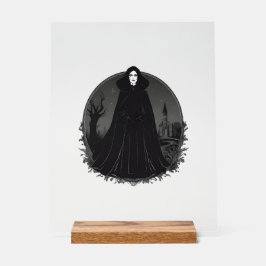 Gothic Salem Witch bij middernacht Acryl Bord