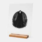 Gothic Salem Witch bij middernacht Acryl Bord (Hoek)