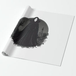 Gothic Salem Witch bij middernacht Cadeaupapier