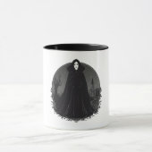 Gothic Salem Witch bij middernacht Mok (Midden)