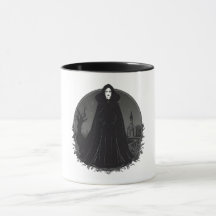 Gothic Salem Witch bij middernacht