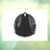 Gothic Salem Witch bij middernacht Raamsticker (Vel 3)