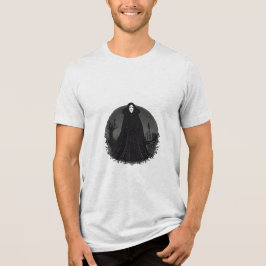 Gothic Salem Witch bij middernacht Tri-Blend Shirt