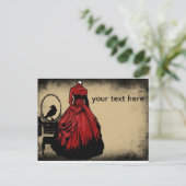 Gothic Save the Date Briefkaart (Staand voorkant)