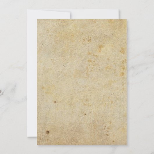 Gothic Save the Date Kaart met donkere bloemen (Achterkant)