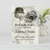 Gothic Save the Date Wedding (Staand voorkant)