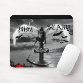Gothic Scene Angel Cross M.S. Logo Wing Skull Pad Muismat (Met muis)