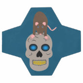 Gothic Schedel en Rat Halloween Voetbal (Enkel)