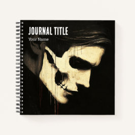 Gothic Schedel Journal — Aangepaste naam & titel Notitieboek