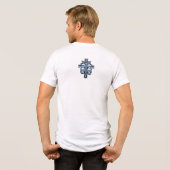 Gothic Schedel Kruis T-Shirt (Achterkant volledig)