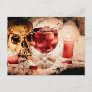 Gothic Schedel Scene Halloween Briefkaart