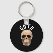 Gothic schedel sleutelhanger (Voorkant)