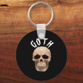 Gothic schedel sleutelhanger (Voorkant)