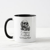 Gothic Schedel Whiskey Vintage Halloween Feest Mok (Links)