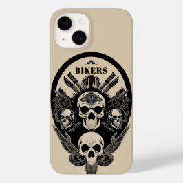 Gothic Schedelontwerp Case-Mate iPhone 14 Hoesje