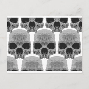 gothic schedels briefkaart