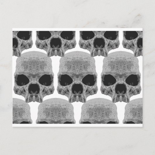 gothic schedels briefkaart (Voorkant)
